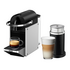 DeLonghi Pixie Nespresso Capsule Coffee Machine Silver and Aeroccino3 EN127SAE image NaN