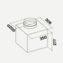 Falmec 90cm Stella Ceiling Cassette Rangehood with Roof Motor F9ST90S2IN1300 image NaN