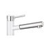 Blanco ALTA-S Silgranit Pull Out Mixer Tap White ALTASW image NaN