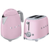 Smeg KLF01PKAUTSF01PKAU Pink Kettle and 2 Slice Toaster Pack image NaN