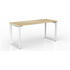 OLG Anvil Straightline Desk 1500x600 New Oak Worktop with White Frame OG_ANSD156_NO image NaN