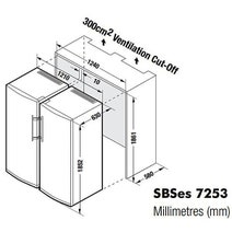 Liebherr 707L Side by Side Fridge PKSBSBS7253 hero image