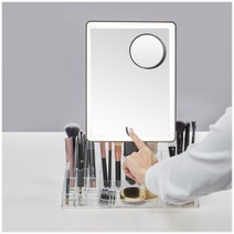 Homedics Radiance LED Beauty Mirror with Organiser- Black MIR-LB3000-BK-AU hero image