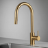 Rogerseller Tonic Sink Mixer with Pull Out Spray - Brushed Gold 3606013814 image NaN