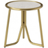 Kalona The Hill 45cm Round Side Table Champagne Marble HILL11AMATAJSBBRABRZ image NaN