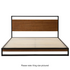 Zinus Ironline Metal & Wood Bed Frame King AU-IRPBH-K image NaN