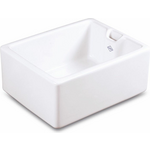 Shaws SCBE600WH Belfast 600 Inset and Undermount Single Bowl Handcrafted Fireclay Sink hero image
