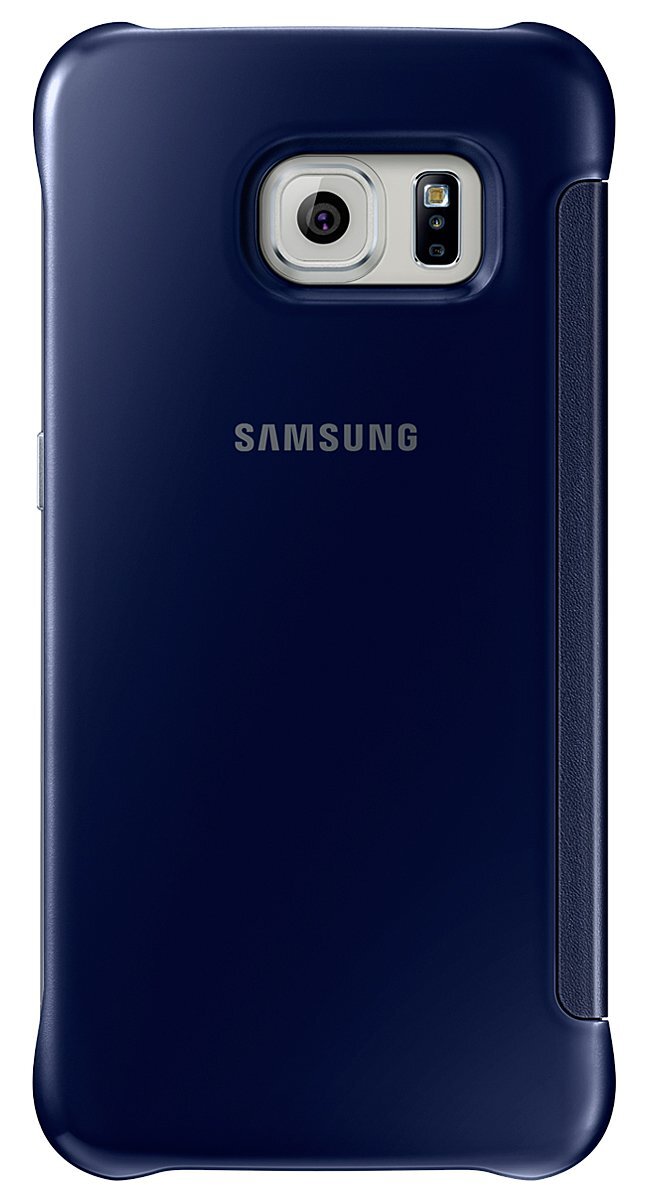 Samsung Galaxy S6 edge Clear View Case - Black EF-ZG925BBEGWW hero image