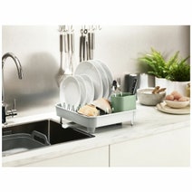 Joseph Joseph Extend Dish Rack Light Stone/Sage 851652 hero image