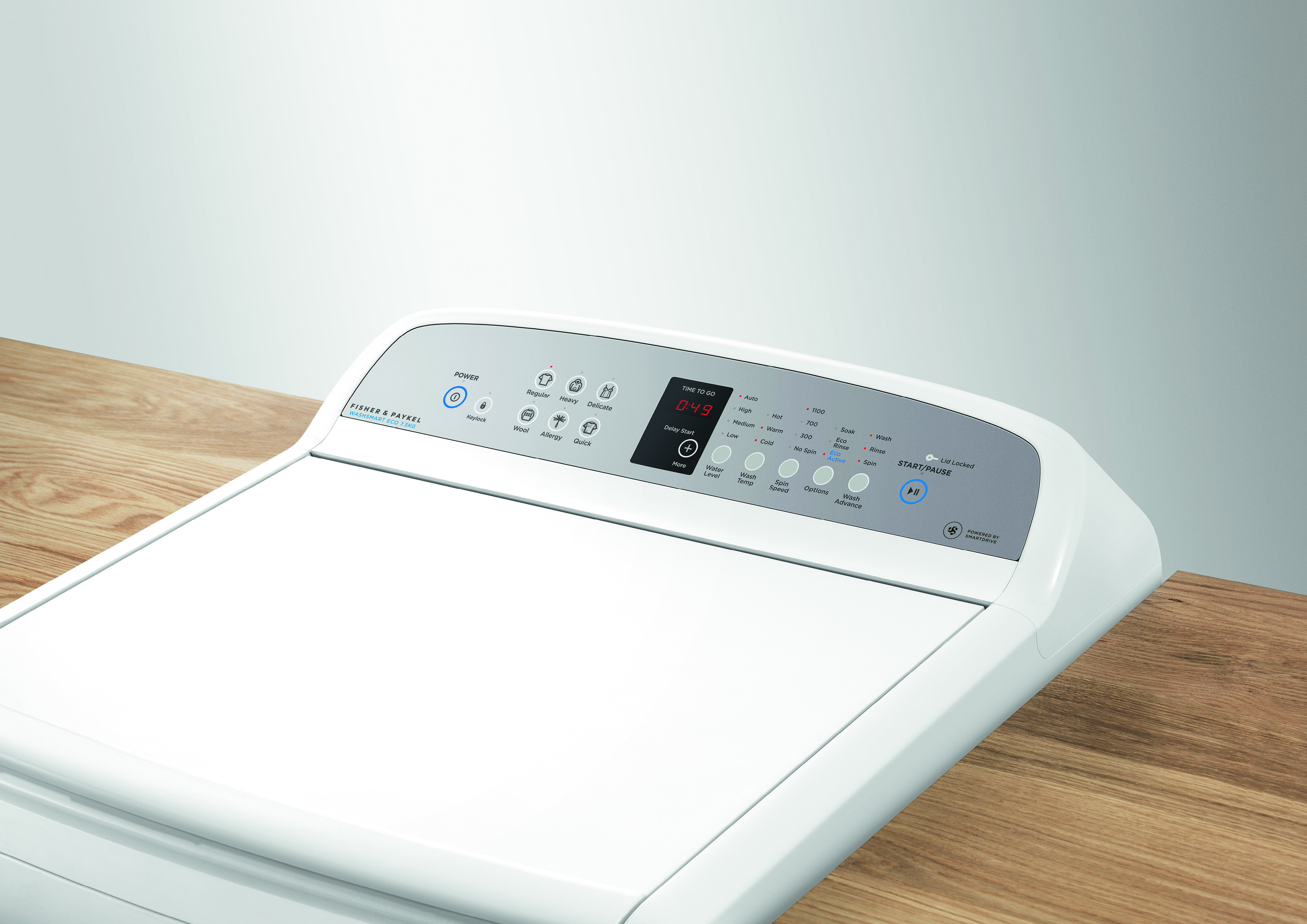 Fisher and paykel fabric shop smart washing machine