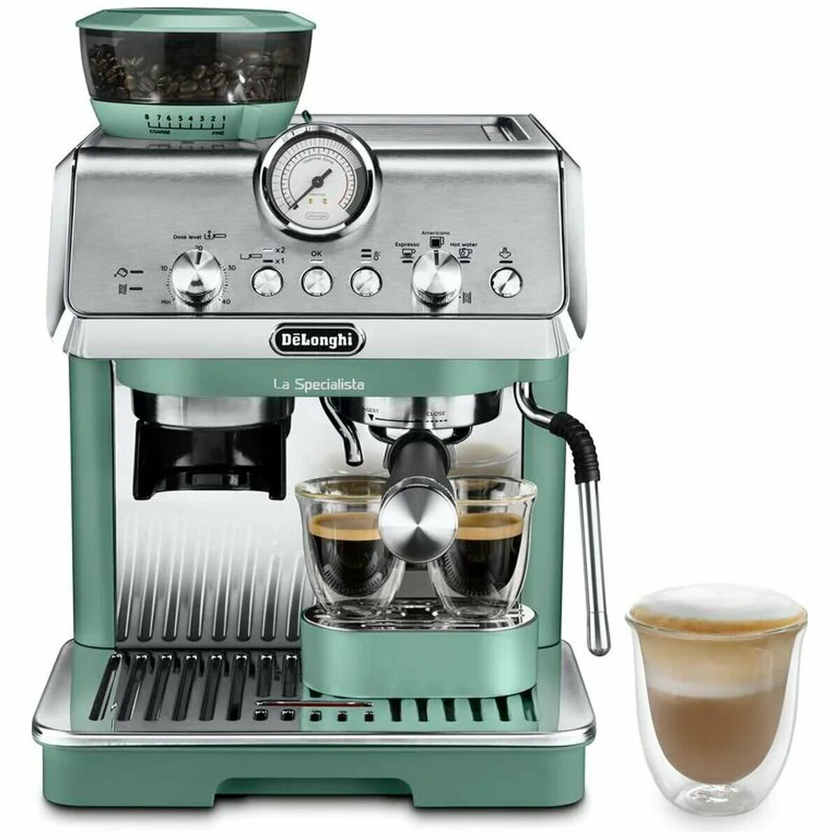 DeLonghi La Specialista Arte Manual Coffee Machine Toronto Green