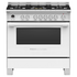Fisher & Paykel 90cm Series 9 Classic Dual Fuel Freestanding Oven White OR90SCG6W1  image NaN