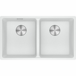Franke Maris 350mm Double Bowl Topmount Sink - Polar White MRG620-3535PWB hero image