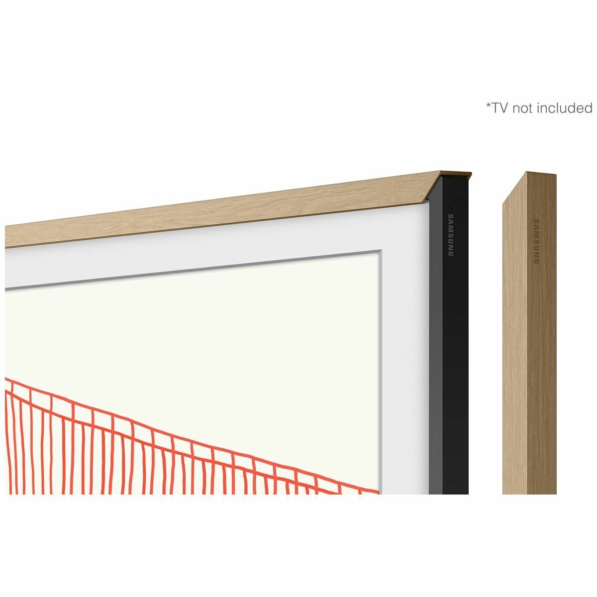Samsung Customisable Modern Frame For 43 Inch Frame TV Teak VG-SCFA43TKBRU hero image