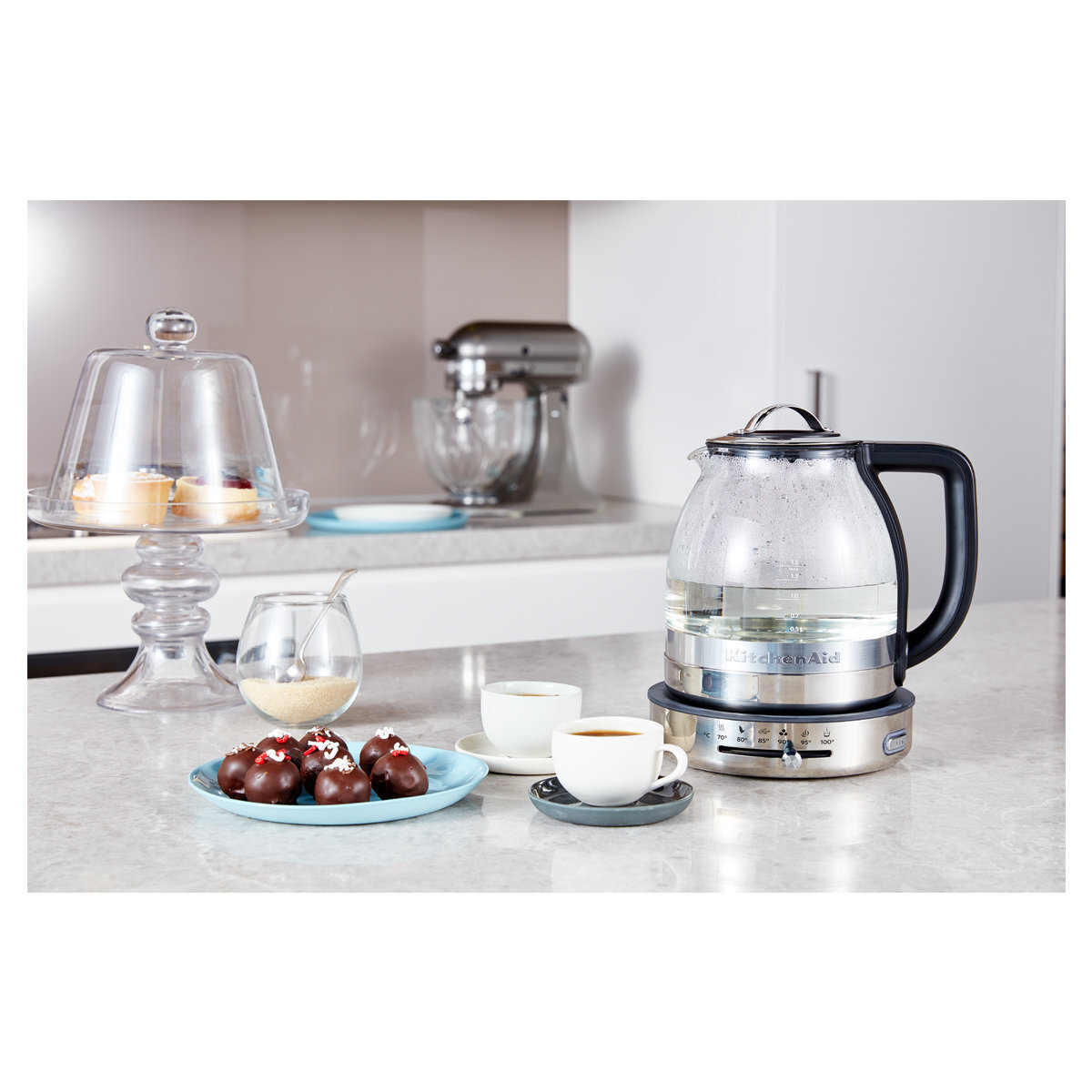 KitchenAid 5KEK1322ASX 1.5L Glass Tea Kettle