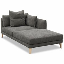 Kalona KYOTO Right Facing Extended Chaise Sofa Pewter WS-205-RCS-VILA-27 hero image
