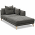 Kalona KYOTO Right Facing Extended Chaise Sofa Pewter WS-205-RCS-VILA-27 image NaN