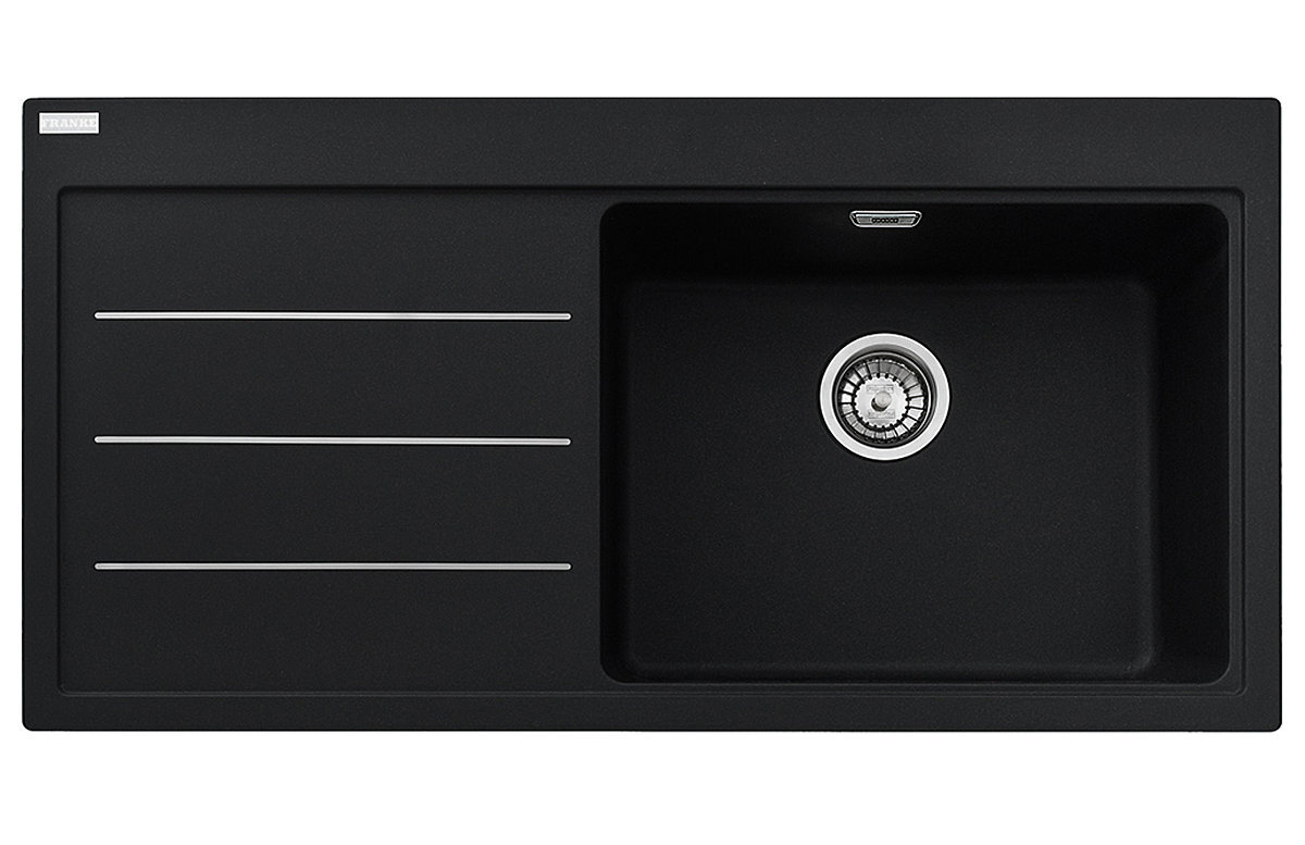 Franke MTF611LHDBLK Mythos Fusion Single Bowl Left Hand Drainer Sink hero image