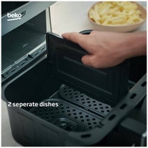 Beko 9.5L Dual Airfryer FRL6488 hero image