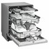 LG 15 Place QuadWash Built Under Dishwasher in Brushed Steel Finish with TrueSteam XD3A25UNS image NaN