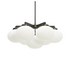 CTO Lighting Cloudesley Medium Chandelier Light - Bronze with Opal Glass CLOCHMBZGO image NaN