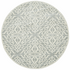 Rug Culture Chrome Medium Silver & Off White Rug 200X200CM - CRO-LYD-SIL-200X200 image NaN