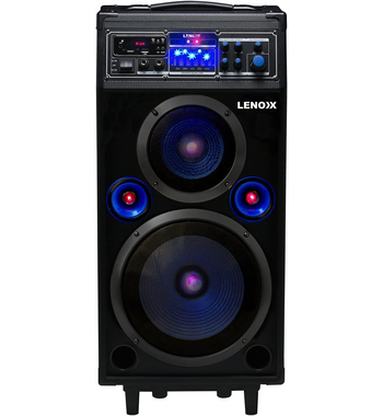 Lenoxx BT9377 Portable Bluetooth Speaker System with FM Radio