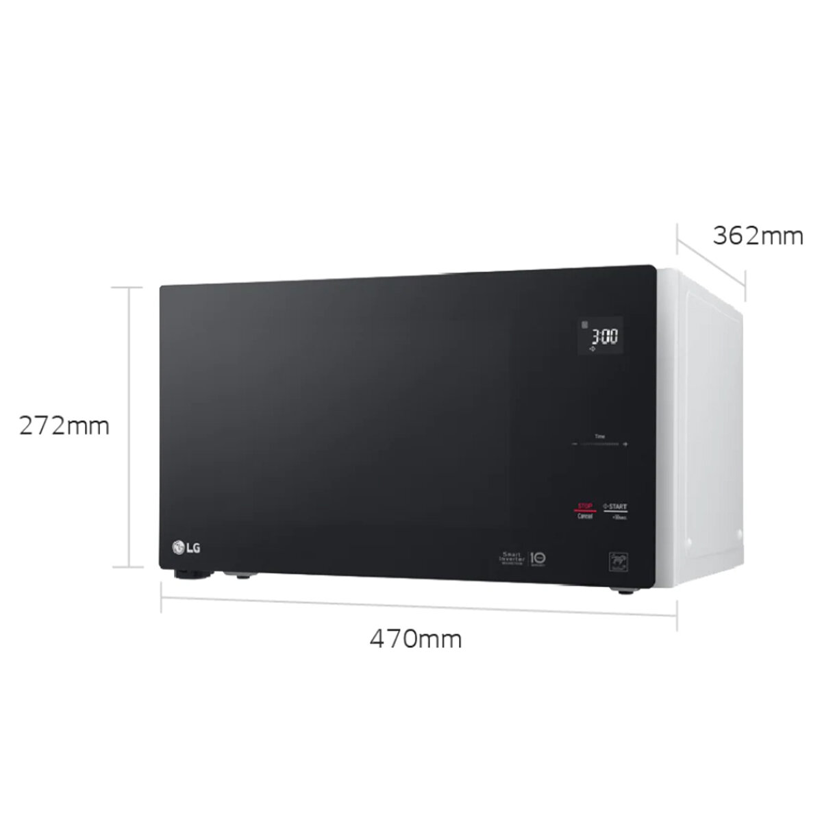 LG MS2596OW 25L NeoChef Smart Inverter 1000W Microwave Oven image 11