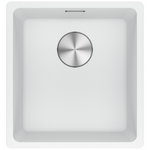Franke Maris 370mm Single Bowl Undermount Sink with Extension Drainer - Polar White MRG110-37PW-FPC hero image