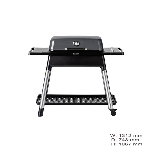 Everdure by Heston Blumenthal Furnace LPG BBQ Graphite HBG3G hero image