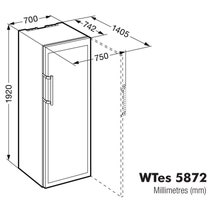 Liebherr Vinidor 178 Bottle Wine Storage Cabinet WTES5872 hero image