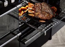 Belling Cookcentre 90cm Duel Fuel Black Freestanding Oven BCC900DFB hero image