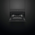Fisher & Paykel 60cm Series 9 Minimal Handleless Compact Combi-Microwave Oven Black Glass OM60NMTNB1 image NaN