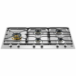 Bertazzoni 90cm Professional Series Natural Gas Stainless Steel Cooktop PM365S0X hero image