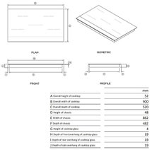 Haier 90cm Electric Cooktop HCE905TB3 hero image