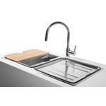 Abey LG200TPK Lago Inset Double Bowl Sink Pack hero image