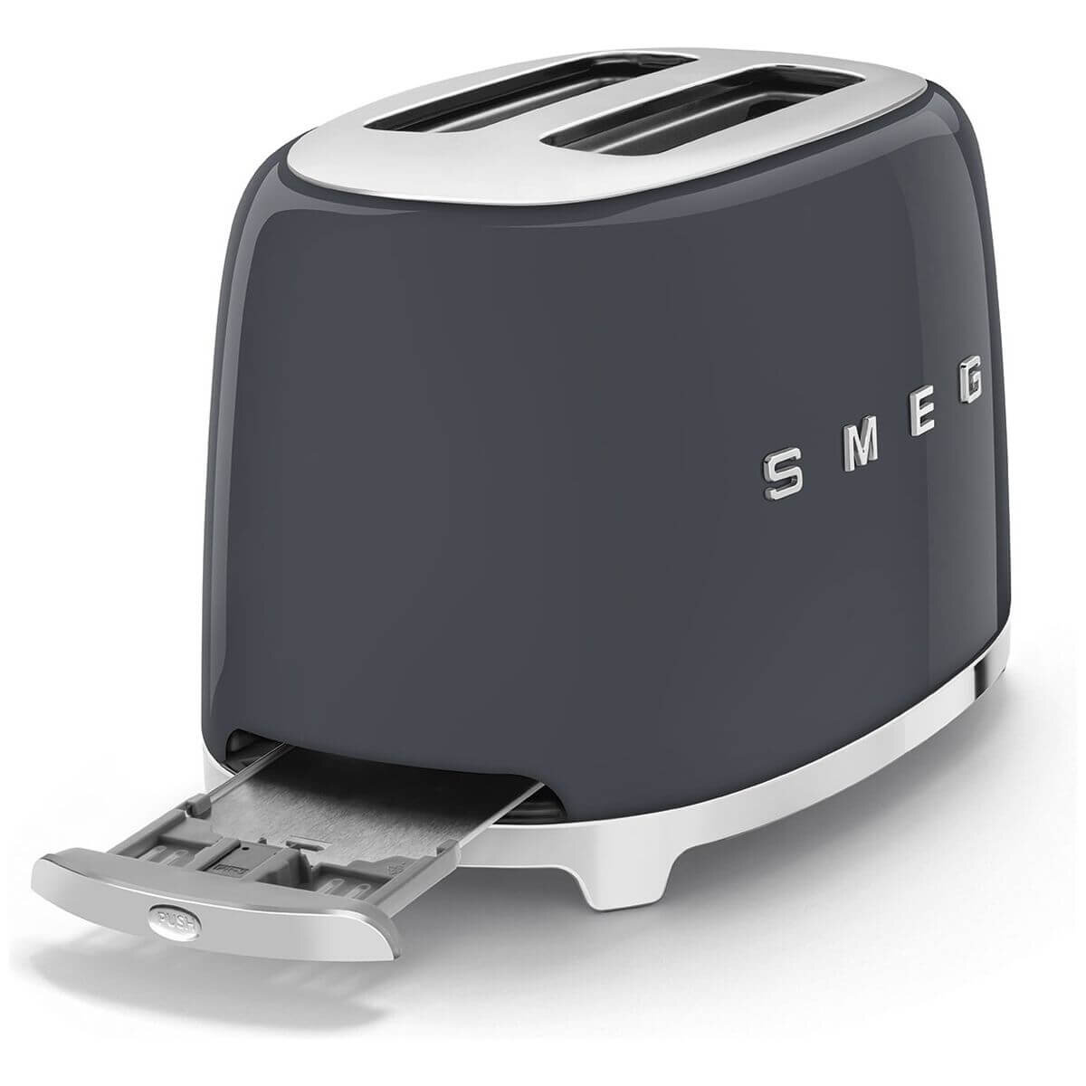 Smeg 50s Retro Style 2 Slice Toaster Slate Grey TSF01GRAU hero image