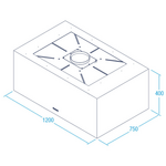 Whispair Black Paint For Island Mount Rangehood ***PAINT ONLY - DOES NOT INCLUDE RANGEHOOD*** X1P9.BL hero image