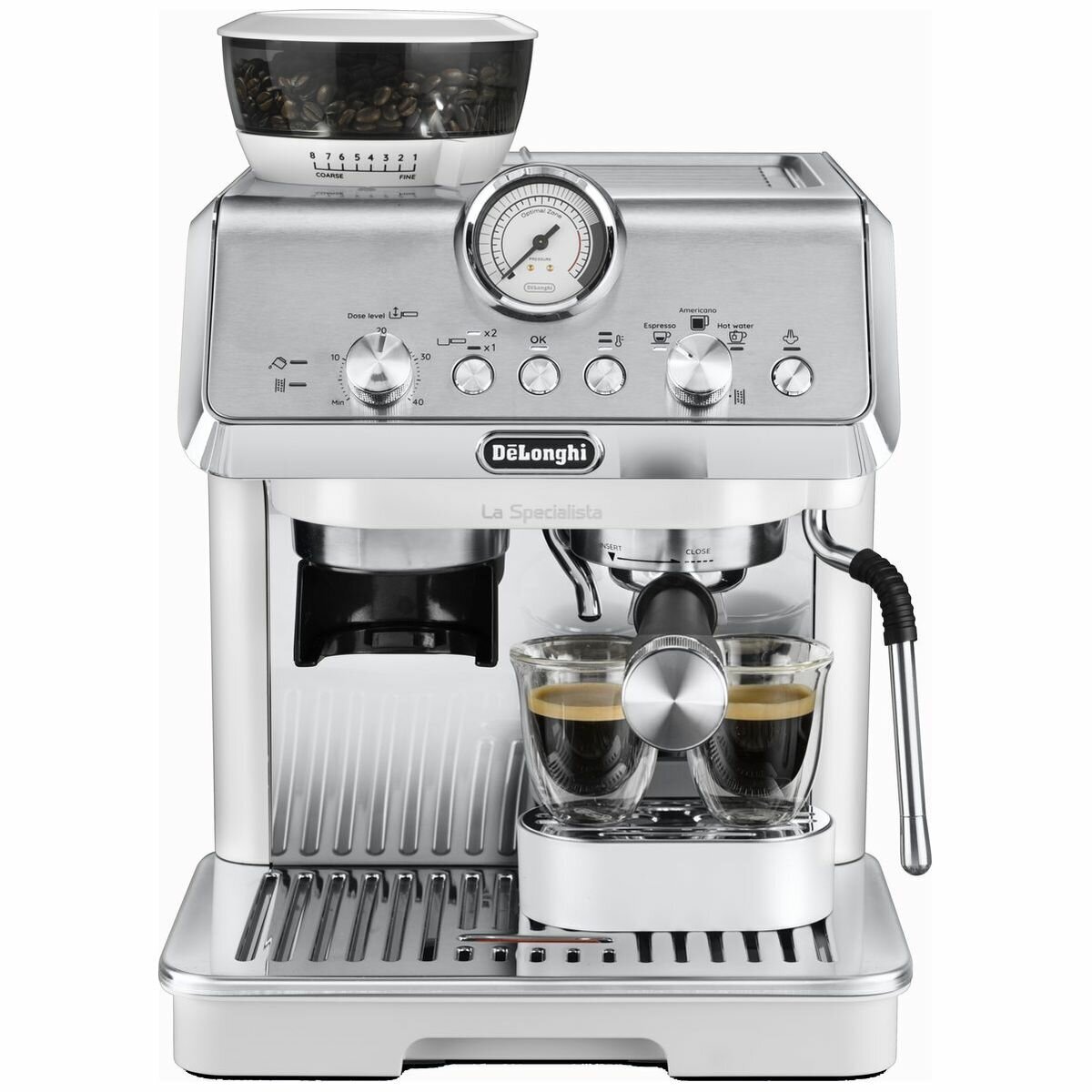 DeLonghi La Specialista Arte Manual Coffee Machine White EC9155W
