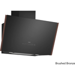 NEFF 90cm Inclined Canopy Rangehood Flex Design Brushed Bronze D98IPT2Y5-BB hero image