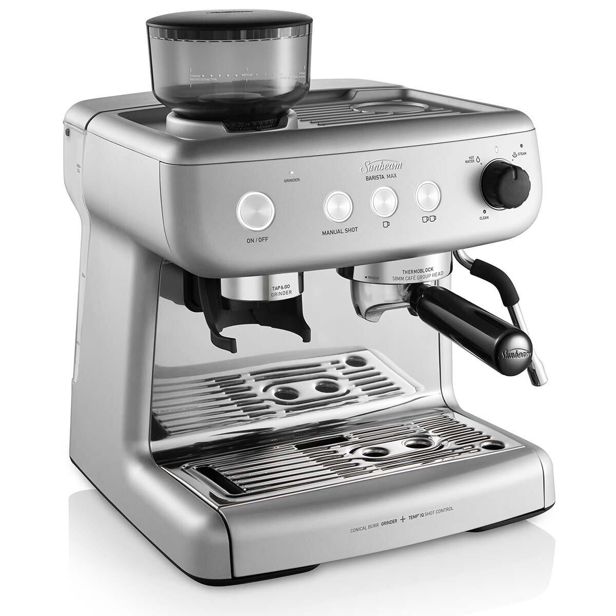 Sunbeam barista max espresso machine top