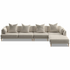 Kalona KYOTO Right Facing Extended Chaise Sofa Pearl WS-205-RCS-VILA-54 image NaN