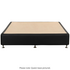 SleepMaker Black Designer Bed Base Platform Single L96405SP image NaN