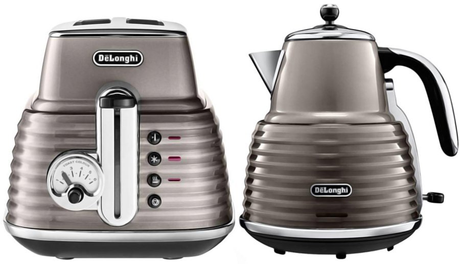 人気ブランドバ40代 Delonghi CTZ2003GY-KBZ2001GY Scultura and Toaster Scultura オイルヒーター