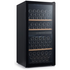 Cantina 127 Bottle Dual Zone Freestanding Wine Cabinet Black CCWID105B image NaN
