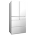 Hitachi 670L Multi Drawer French Door Refrigerator Crystal White Glass R-GW670TAXW image NaN