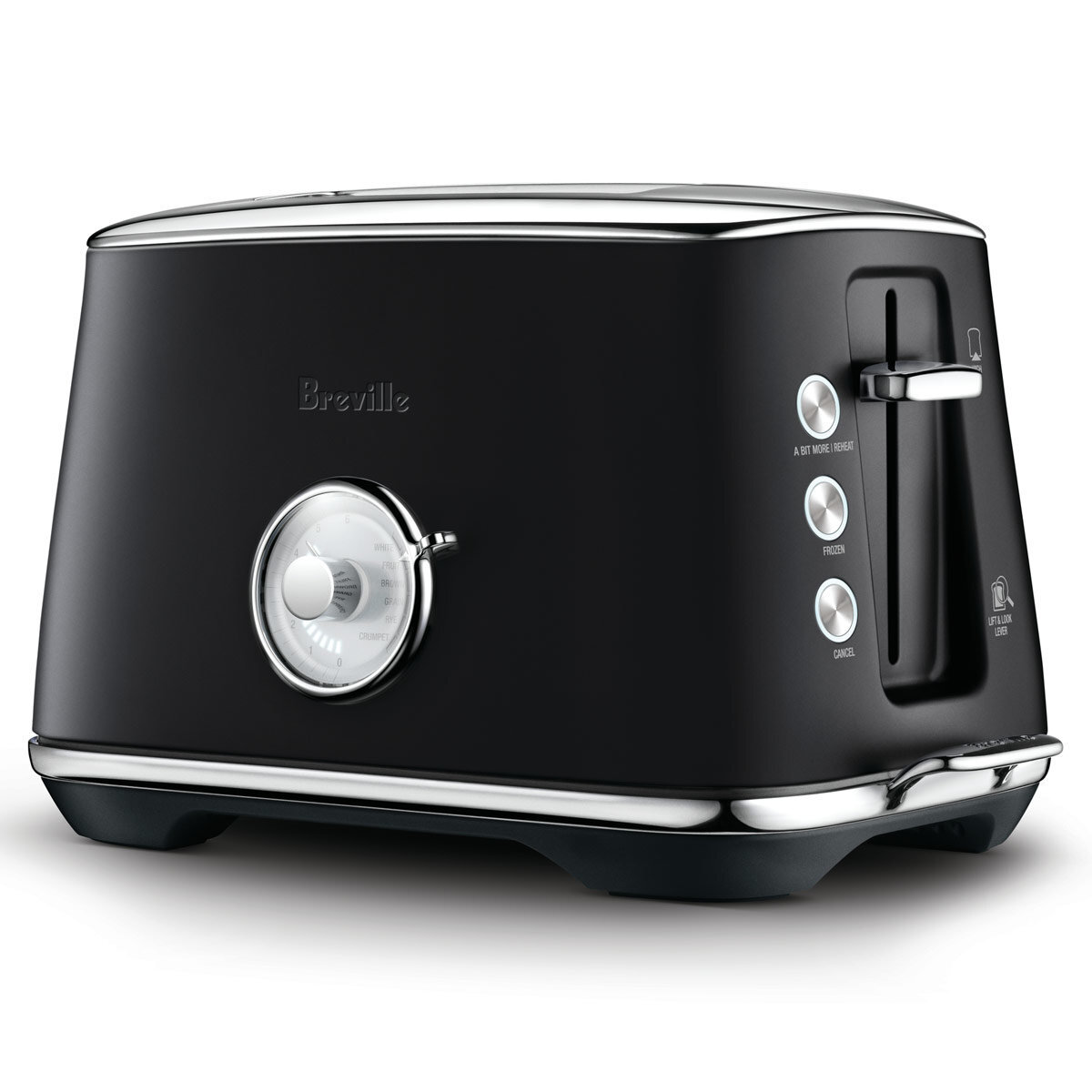 Breville the Toast Select Luxe 2 Slice Toaster Black Truffle BTA735BTR hero image