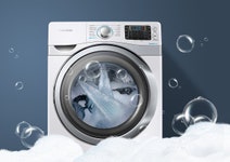 Samsung WF16J9000KW Front Load Washing Machine hero image