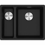 Franke Maris 1 and 1/2 Bowl Left Topmount Sink - Onyx MRG660-SBLONB hero image