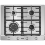 Miele 65cm Stainless Steel Natural Gas Cooktop KM2012GSS hero image